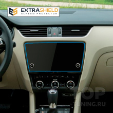 Защита Extra Shield для экрана мультимедиа с элементами управления Skoda Octavia 3 (A7)