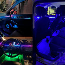 12429 Установка атмосферной LED подсветки в салон авто