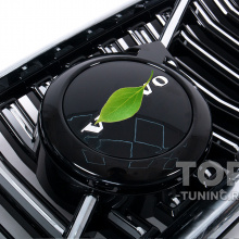 12569 Черная эмблема в решетку для Volvo — дорестайлинг/рестайлинг