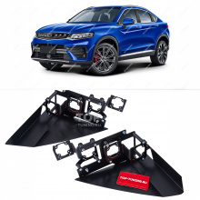 Переходные рамки с для установки линз Hella 3 в Geely Tugella FY11 (2019-2024) под 4 линзы