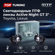Светодиодные ПТФ линзы Active Night GT 3
