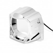 Круглые хромированные маски MTF Light G-STYLE для Bi-LED линз (3 дюйма) с ДХО