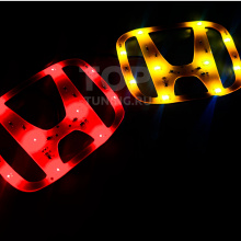 13601 Светодиодная вставка под эмблему LED на Honda Двухрежимная LED подсветка эмблемы Хонда Цена за 1 шт. | Два режима: Белый или красный | Эмблема приобретается отдельно