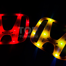 Двухрежимная LED подсветка эмблемы Хонда Цена за 1 шт. | Два режима: Белый или красный | Эмблема приобретается отдельно 13601 Светодиодная вставка под эмблему LED на Honda