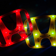 13601 Светодиодная вставка под эмблему LED на Honda Двухрежимная LED подсветка эмблемы Хонда Цена за 1 шт. | Два режима: Белый или красный | Эмблема приобретается отдельно
