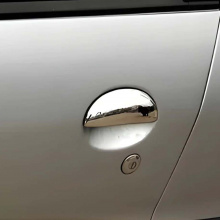 Хромированные накладки на ручки дверей из нержавеющей стали для Citroen C1 (2005-2014)