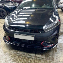 Сплиттер Advance 2 на передний бампер Kia Cerato IV (Рестайлинг)