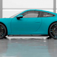 Накладки Larte Edition на пороги для Porsche 911 Carrera