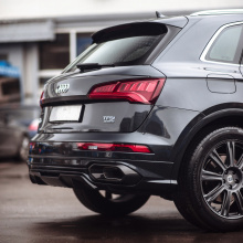 Задний бампер MTR Design (в сборе) для Audi Q5 S-line (2017-2020)