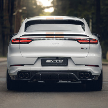 Карбоновый диффузор MTR Design для заднего бампера Porsche Cayenne Coupe (2017-2023, 9Y3)