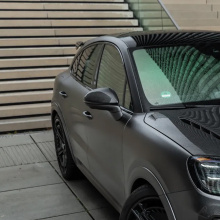 Карбоновые накладки Larte Design на зеркала — тюнинг Porsche Cayenne S Coupe (2023+)