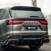 Нижний карбоновый спойлер MTR Design на крышку багажника Lexus LX 500d / 600 (2021+, J301)
