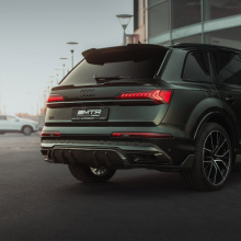 Карбоновый диффузор MTR Design на задний бампер Audi Q7 S-Line / SQ7 (4M, 2019-2024)