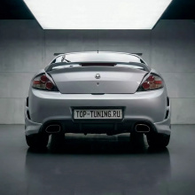 Накладки TomS на задний бампер Hyundai Tiburon Coupe GK