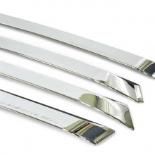 Дефлекторы боковых окон Camily Chrome на Kia Sportage 3 (III)