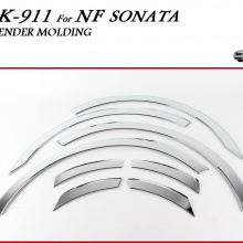 Тюнинг Хендэ Соната NF - накладки на колесные арки хромированные - производитель Kyung Dong.