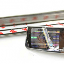 Стайлинг Хендай Соната 6 - накладки лобового стекла и рейлингов - комлпект из 6 штук - производитель Mobis.