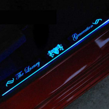 Тюнинг Киа Соренто - накладки на пороги хромированные со светодиодной подсветкой - от ателье ArtX.