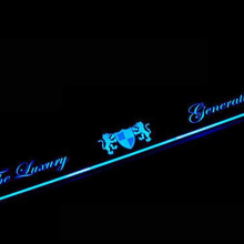 Тюнинг Киа Соренто - накладки на пороги хромированные со светодиодной подсветкой - от ателье ArtX.