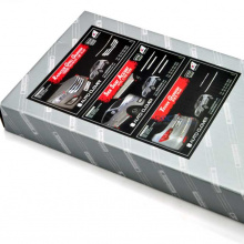 Хром-пакет накладок-молдингов на решетку радиатора, двери и крышку багажника Автокловер - Стайлинг Хендай Санта Фе 3.