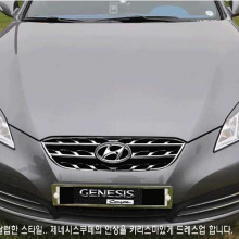 Накладки на фары для Hyundai Genesis Coupe. Реснички