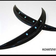 Тюнинг Хендай Велостер - накладки на задние крылья со светодиодной подсветкой - от ателье ArtX.