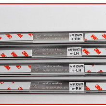 Стайлинг Хендай Соната 5 - накладки на боковые окна хромированные - производитель Kyund Dondg.