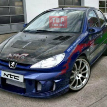 Передний бампер - Тюнинг Slider на Peugeot 206 1