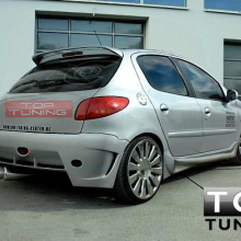 Задний бампер - Тюнинг Bridge на Peugeot 206 1