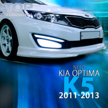 Накладка на передний бампер NEFD на Kia Optima 3 (K5)
