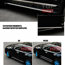 Тюнинг накладки TECH Design Chrome на Nissan X-Trail