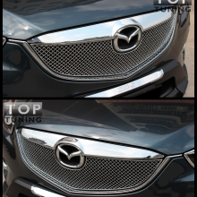 Декоративная решетка радиатора Бентли Стайл - Тюнинг Mazda CX-5. 