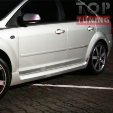 Накладки на пороги ST ABS на Ford Focus 2