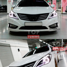 Тюнинг - Светодиодные ходовые огни на Hyundai Grandeur 