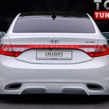 Тюнинг - Юбка заднего бампера IXION на Hyundai Grandeur 5