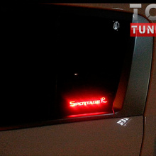 Тюнинг - Накладки с подсветкой на задние боковые стекла New Deal Motors на Kia Sportage 3 (III)