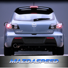 Высокий спойлер с стоп-сигналом MPS Mazdaspeed на Mazda 3 BK