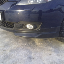 Клыки на передний бампер Touring  (Хэтчбек) на Mazda 3 BK