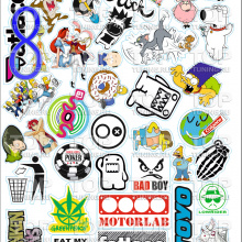 5790 Наборы наклеек Sticker Bombing (A3)
