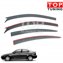 Дефлекторы окон оригинальные Седан на Mazda 3 BK