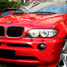 Передний бампер Aero Type II на BMW X5 E53