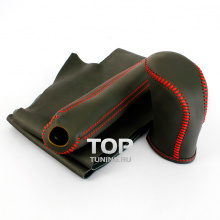 Кожаные оплетки руля, кпп, ручника на Hyundai ix35