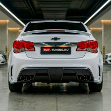 Задний бампер Ride interceptor на Chevrolet Cruze 2