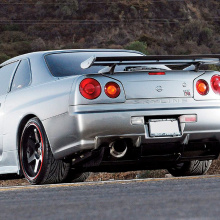 Задний бампер GTR Japan на Nissan Skyline R34