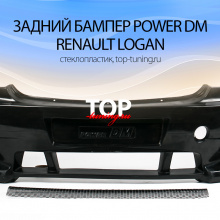 6435 Задний бампер Power DM на Renault Logan