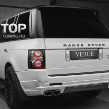 Накладка на задний бампер VERGE Individual на Land Rover Range Rover Vogue 3