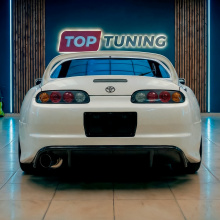 Задний бампер Triada на Toyota Supra 80