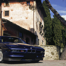 6552 Юбка на передний бампер Alpina на BMW 8 E31
