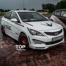 Аэродинамический обвес Zeus на Hyundai Solaris