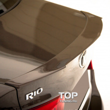 Лип-спойлер Evolution  на Kia Rio 3